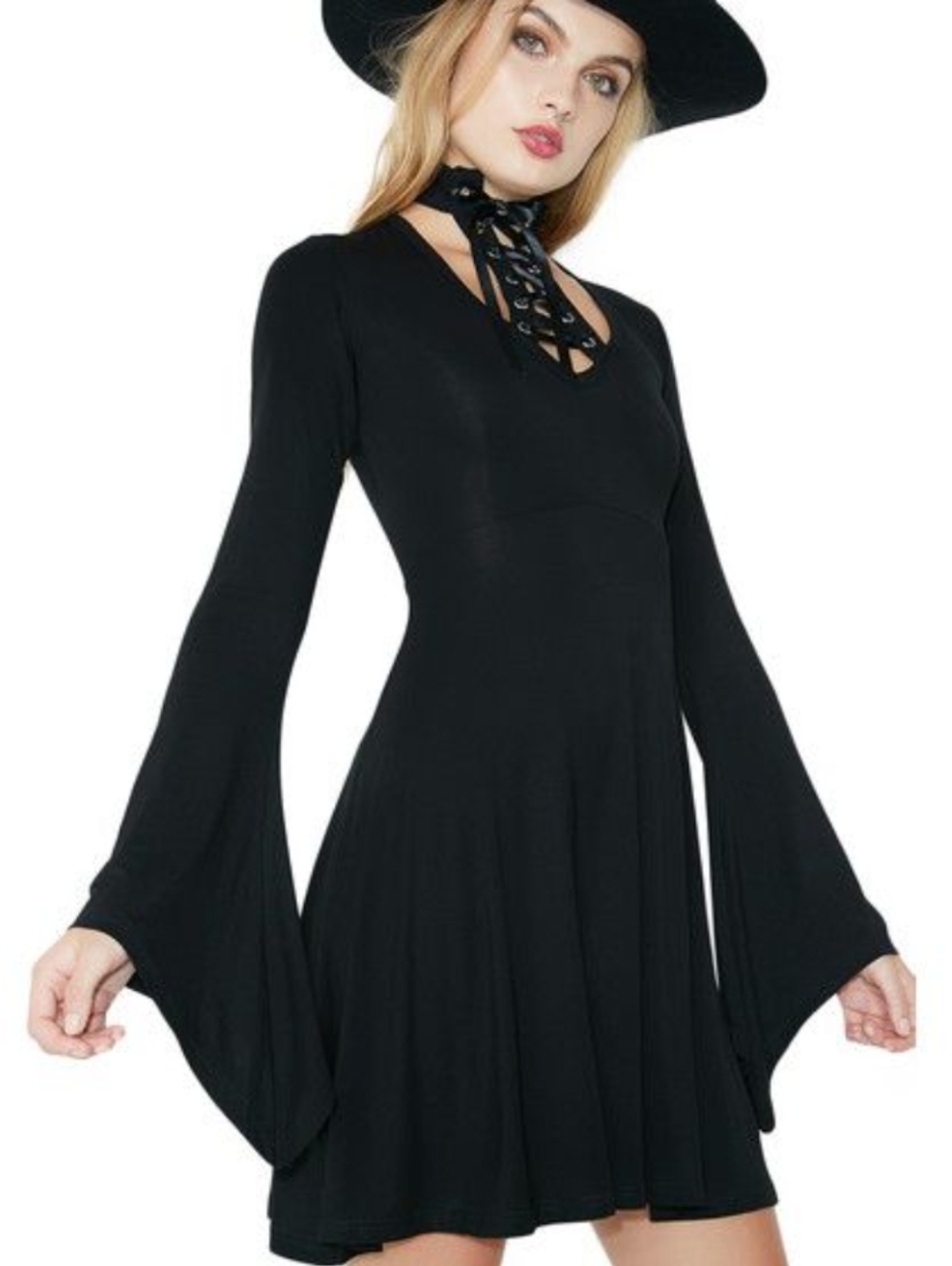 KILLSTAR | Spyda Lace-Me-Up Dress | Midi | Size M | NWT | Retired